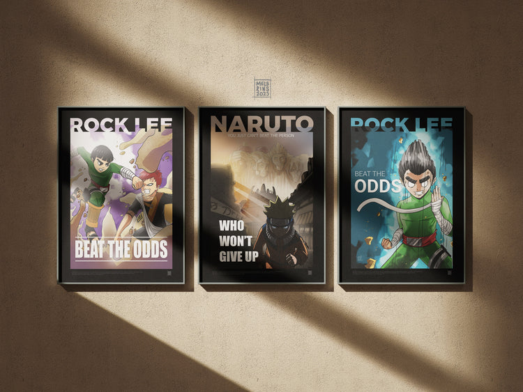 Motivational Anime Poster Collection – Inspiring Wall Art Prints