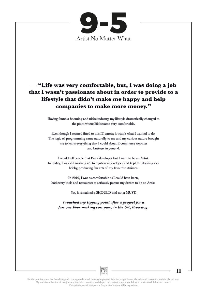 Artist No Matter What – 9-5 (Digital Download)