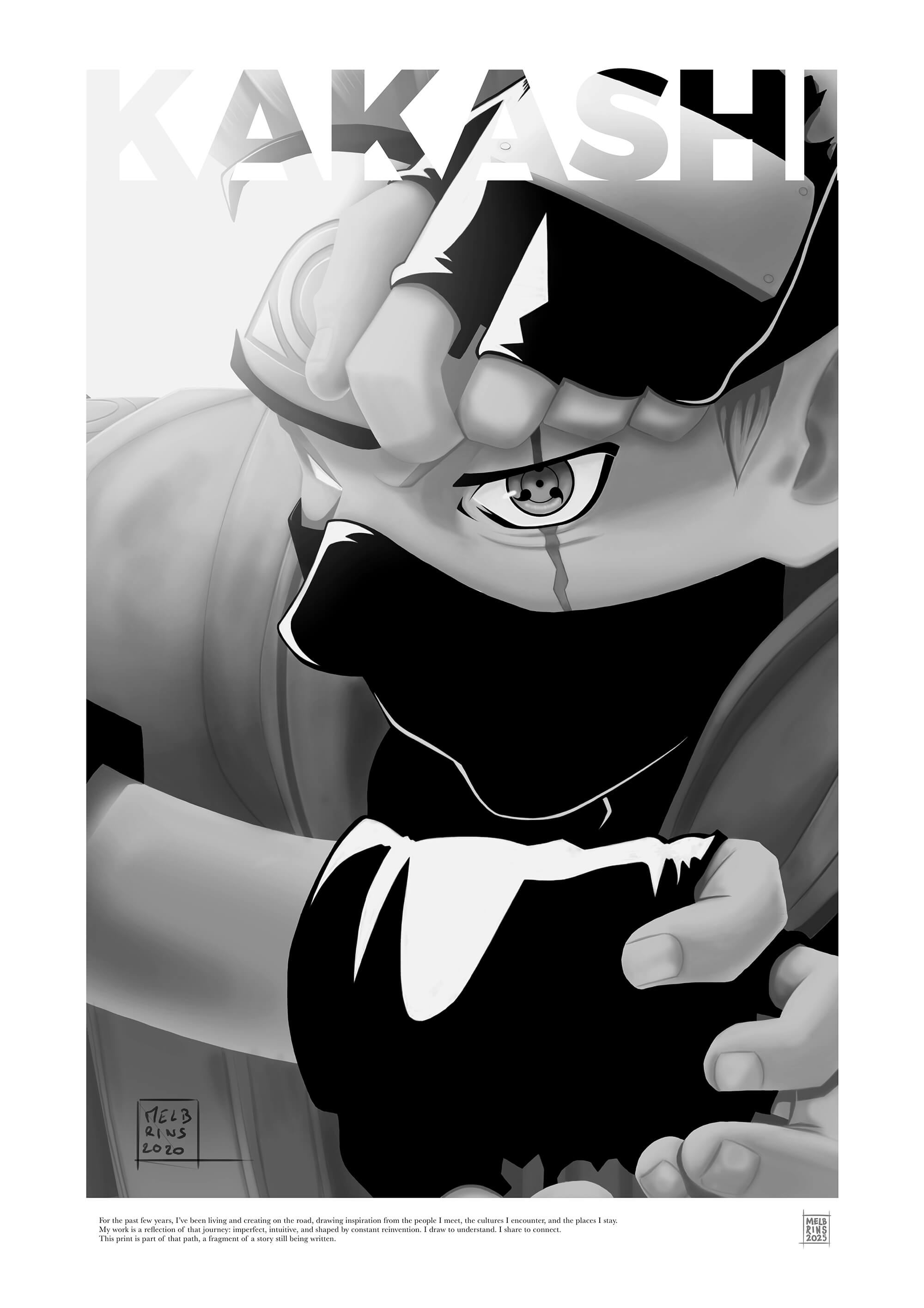 3D Series - Kakashi - Poster