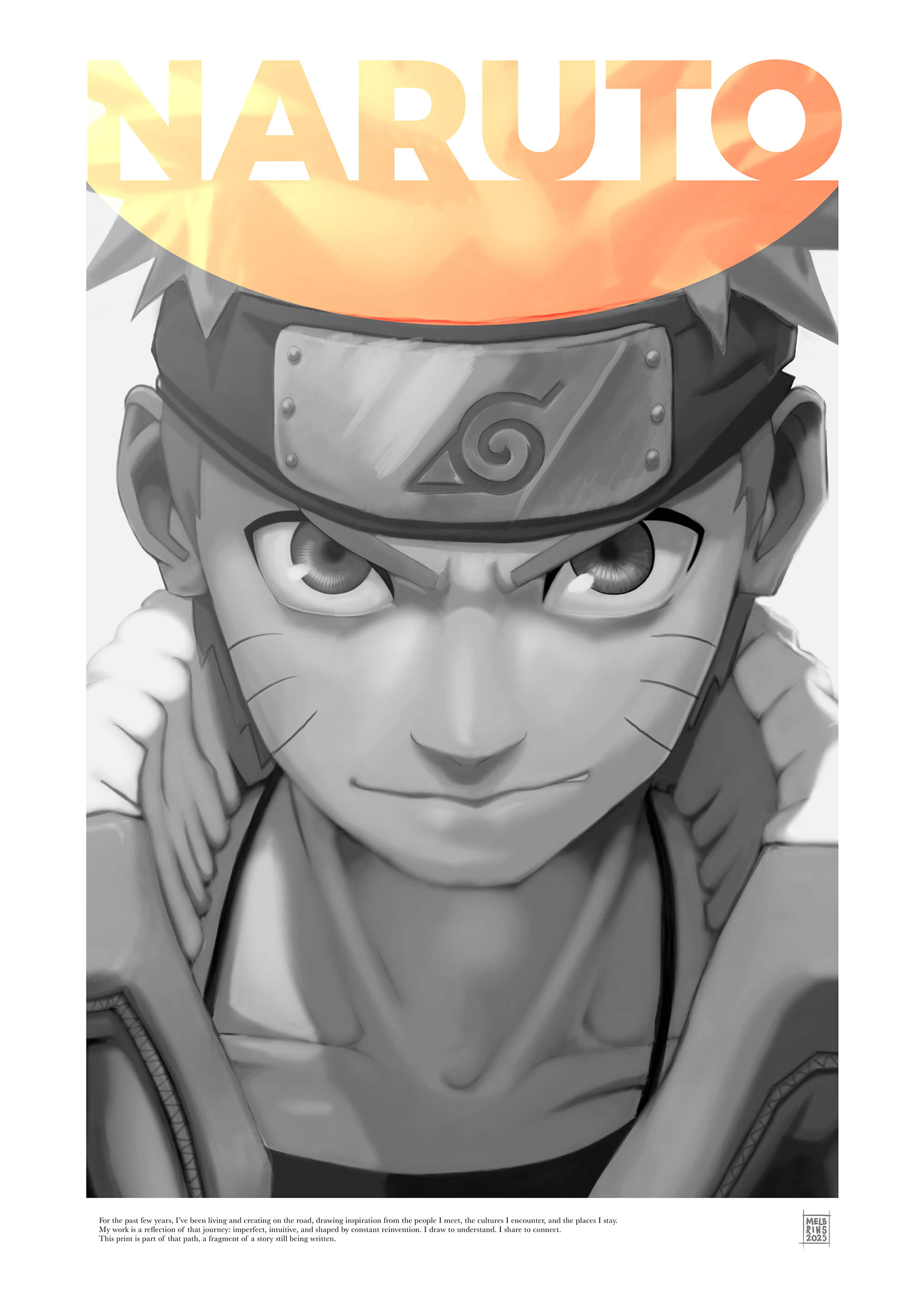 3D Series - Naruto - Poster