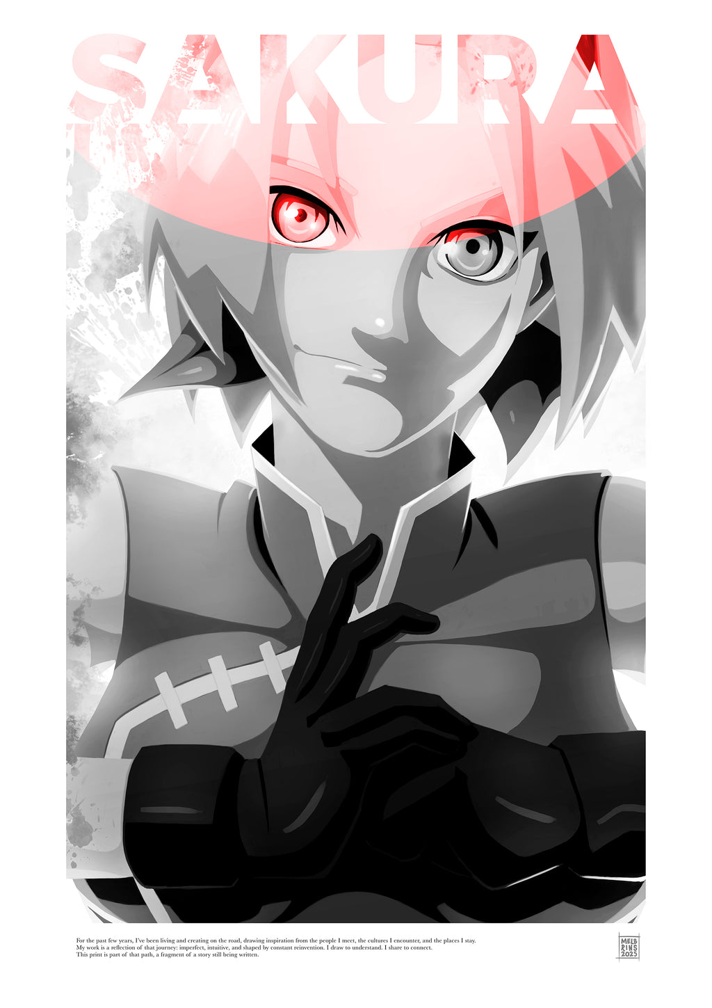 3D Series - Sakura - Poster