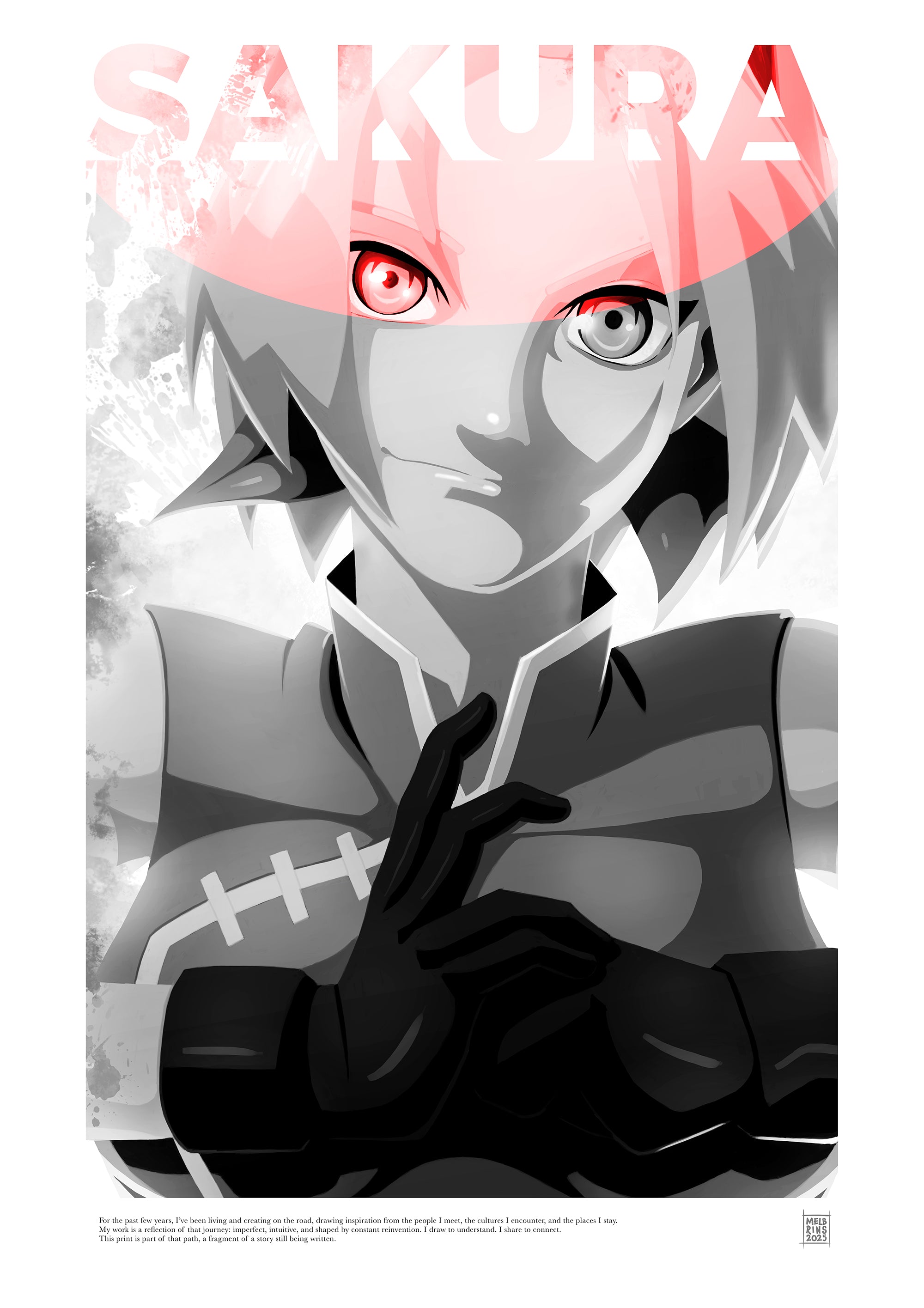 3D Series - Sakura - Poster