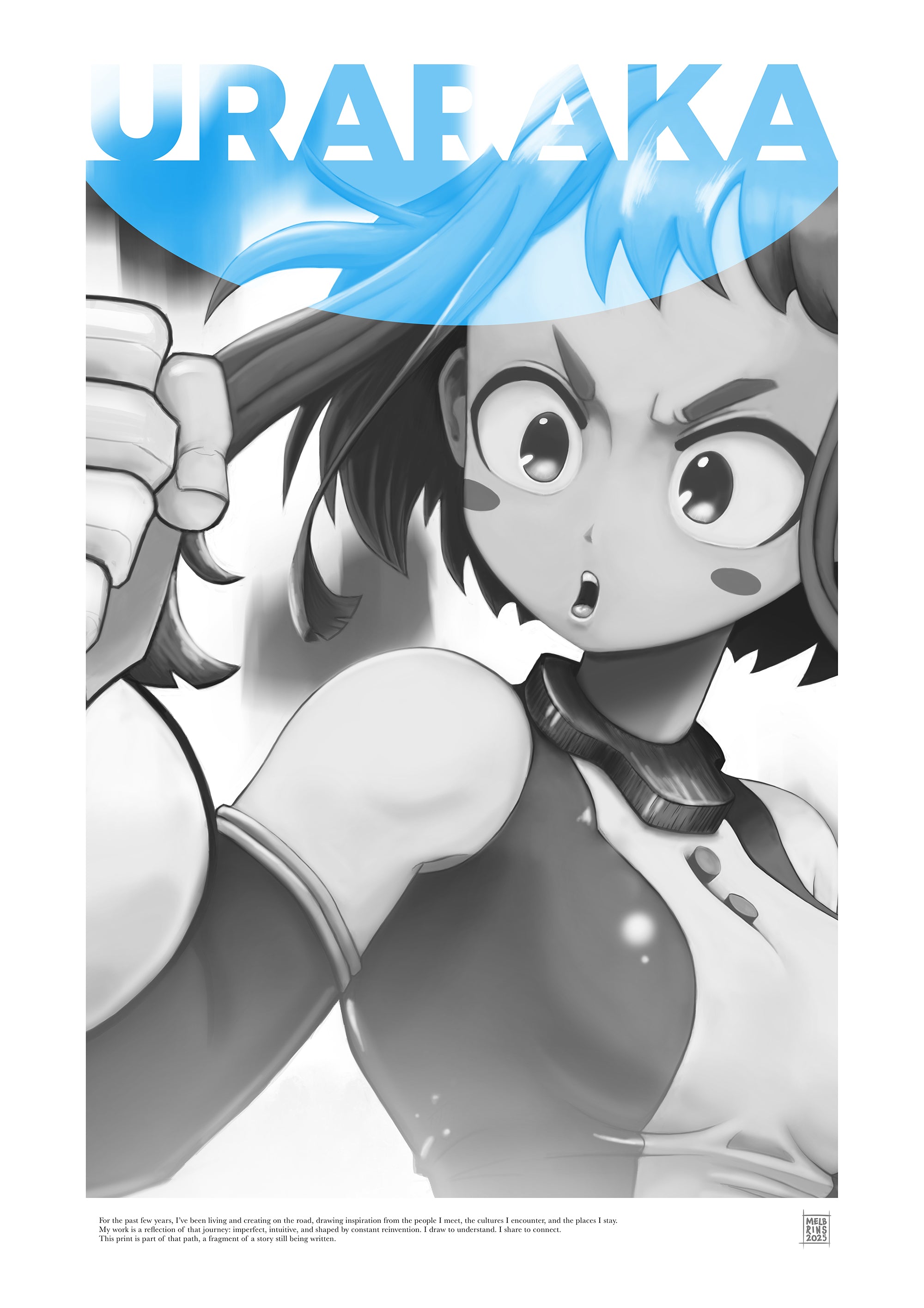 3D Series - Uraraka - Poster