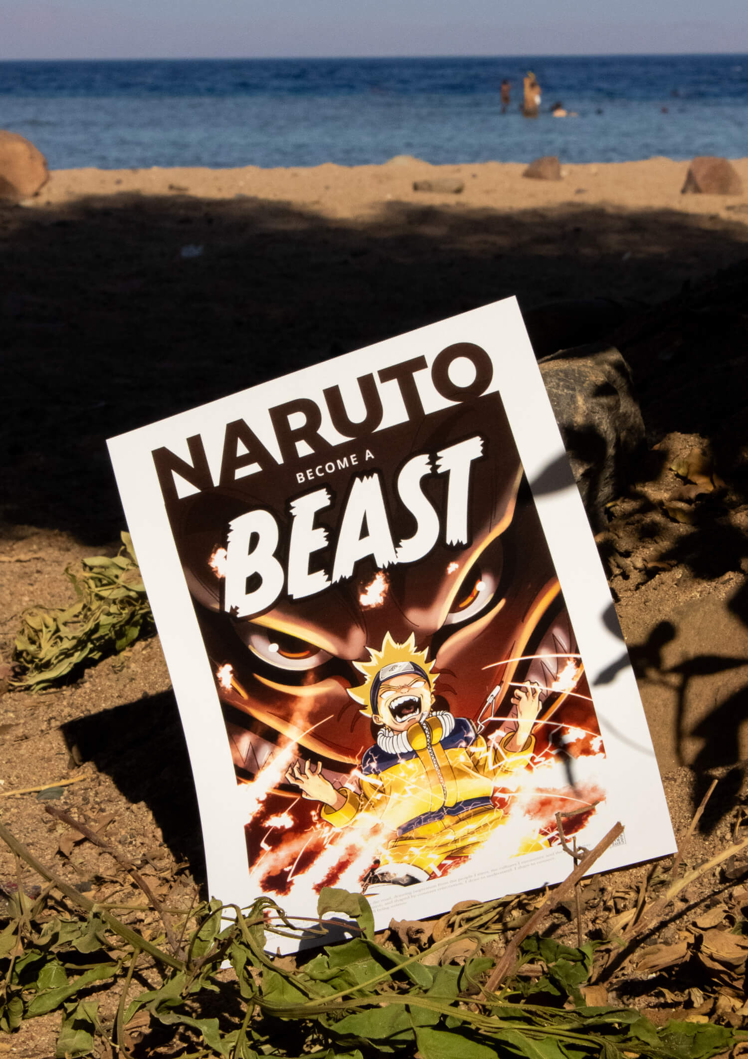 Naruto – Become a Beast Motivational Anime Poster