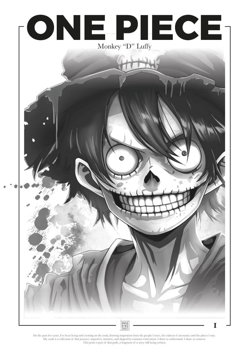 Fan Art - One Piece - Luffy - Poster