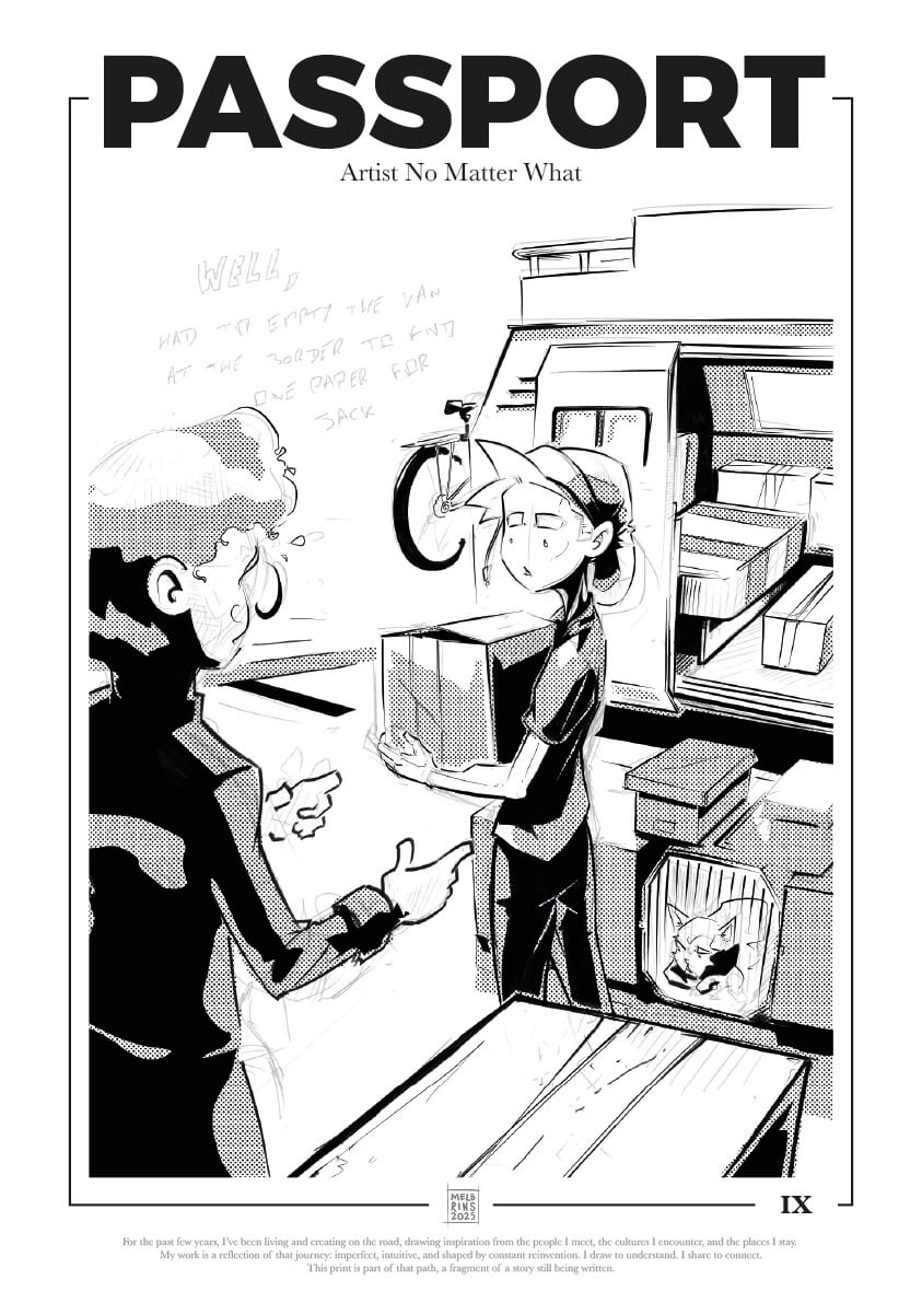 Artist No Matter What — PASSPORT (IX) | Border Paperwork