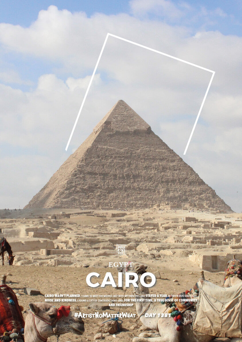 Cairo, Egypt | Giza Pyramid & Desert | Travel Photography Print